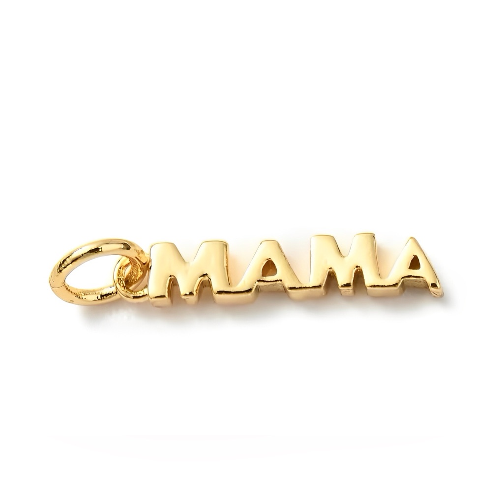 Yellow Gold Mama Dangle Charm 24$